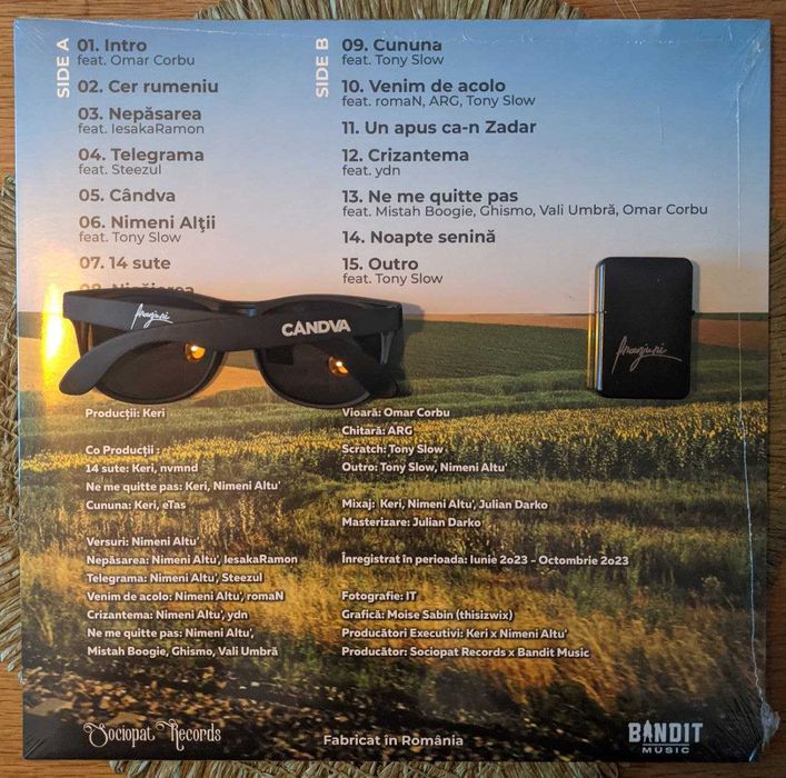 Nimeni Altu' & Keri - Candva (+ Ochelari + bricheta tip Zippo) - vinil