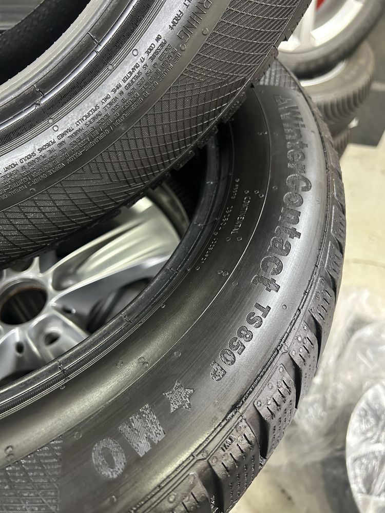 4 броя Гуми 225/55/17 Зимни Continental