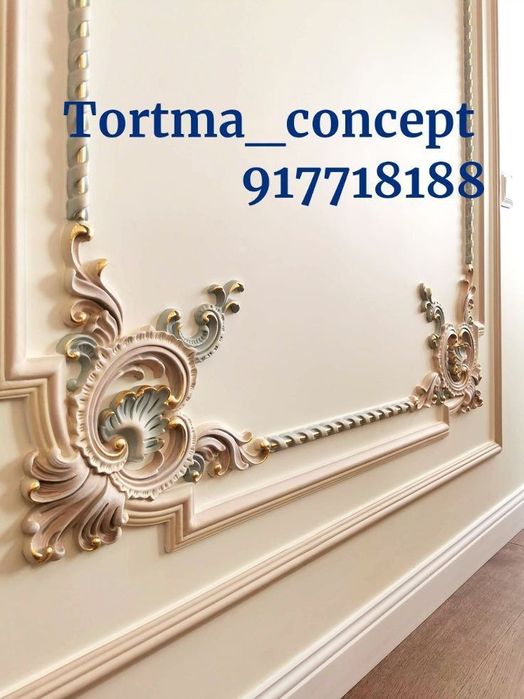 Лепка лепнина тяга декор 3д 3d рамка колонна алебастр ramka karniz