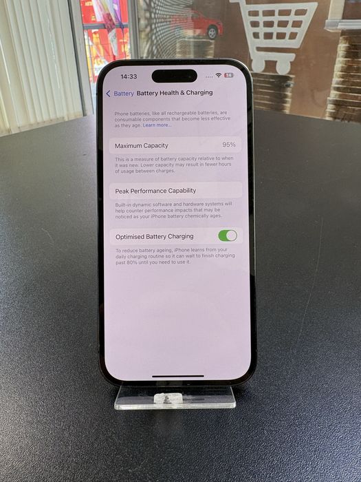 iPhone 14 Pro 95% battery