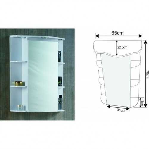 Огледални шкафове ICMC 2000-55