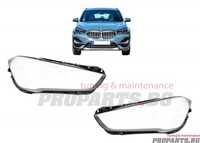 Стъкла за фарове за BMW F48 LCI X1 2020-