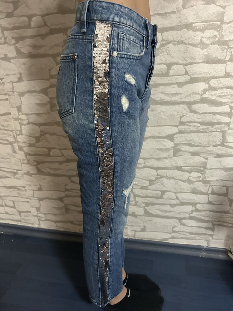 Дънки с пайети Guess