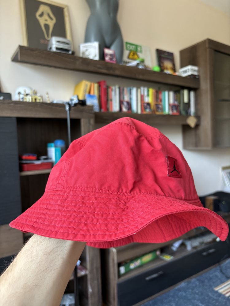 Jordan red Bucket hat