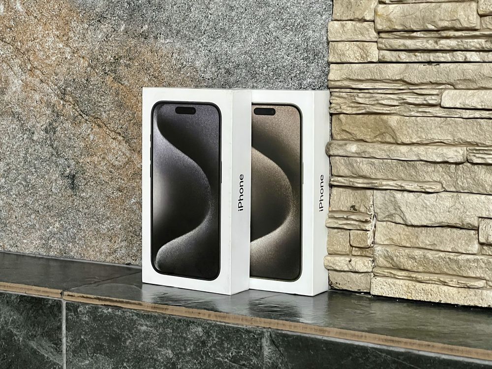 Iphone 15 Pro 256GB Black& Natural Titanium/ Noi, Sigilate