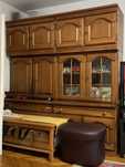 Biblioteca lemn masiv