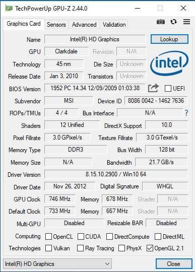 Системный блок Intel Core i3-540, 3066 MHz ОЗУ 8 ГБ.(Лот№5)