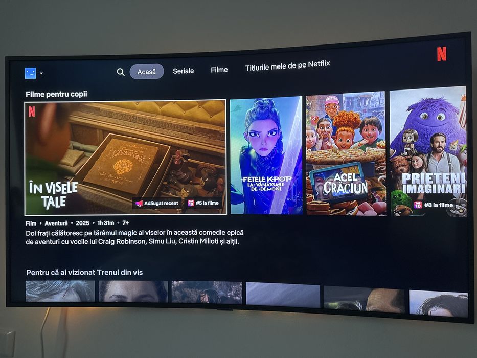 Tv samsung curbat 138cm