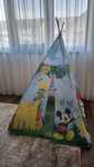 Cort pentru copii Disney Mickey si Minnie Mouse, 100x100x140 cm, Multi