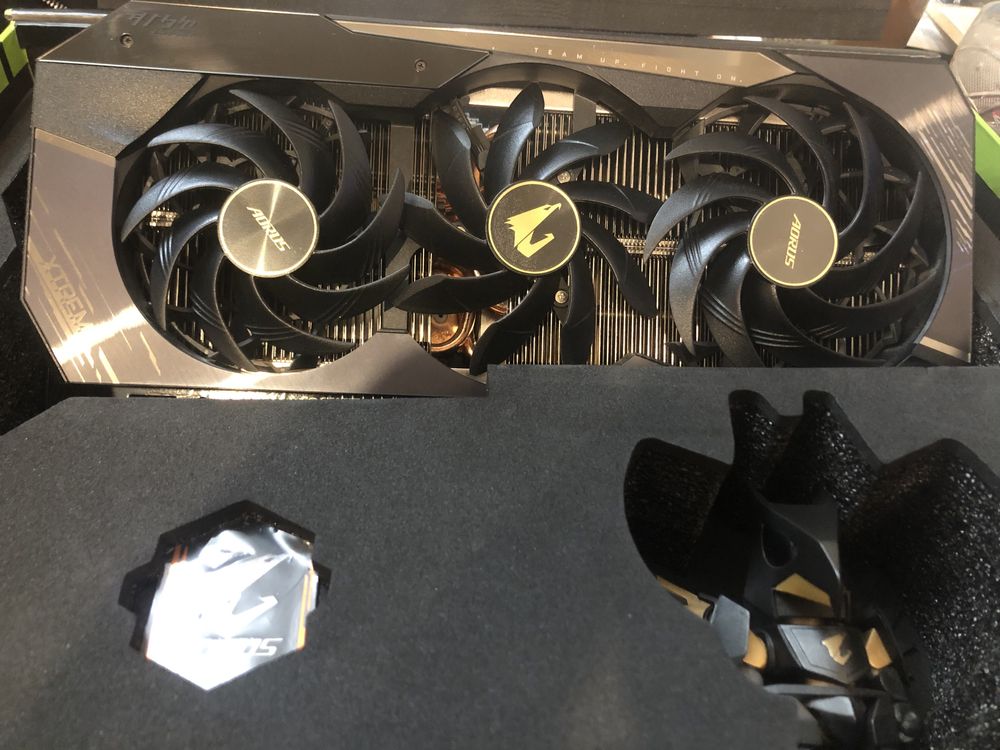 Placa video Rtx 3080 Aorus Extreme -full box -impecabila