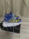 Adidași Versace Chain reaction albaștri