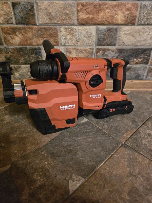 Rotopercutor Hilti TE6 și  TE4 cu aspirator