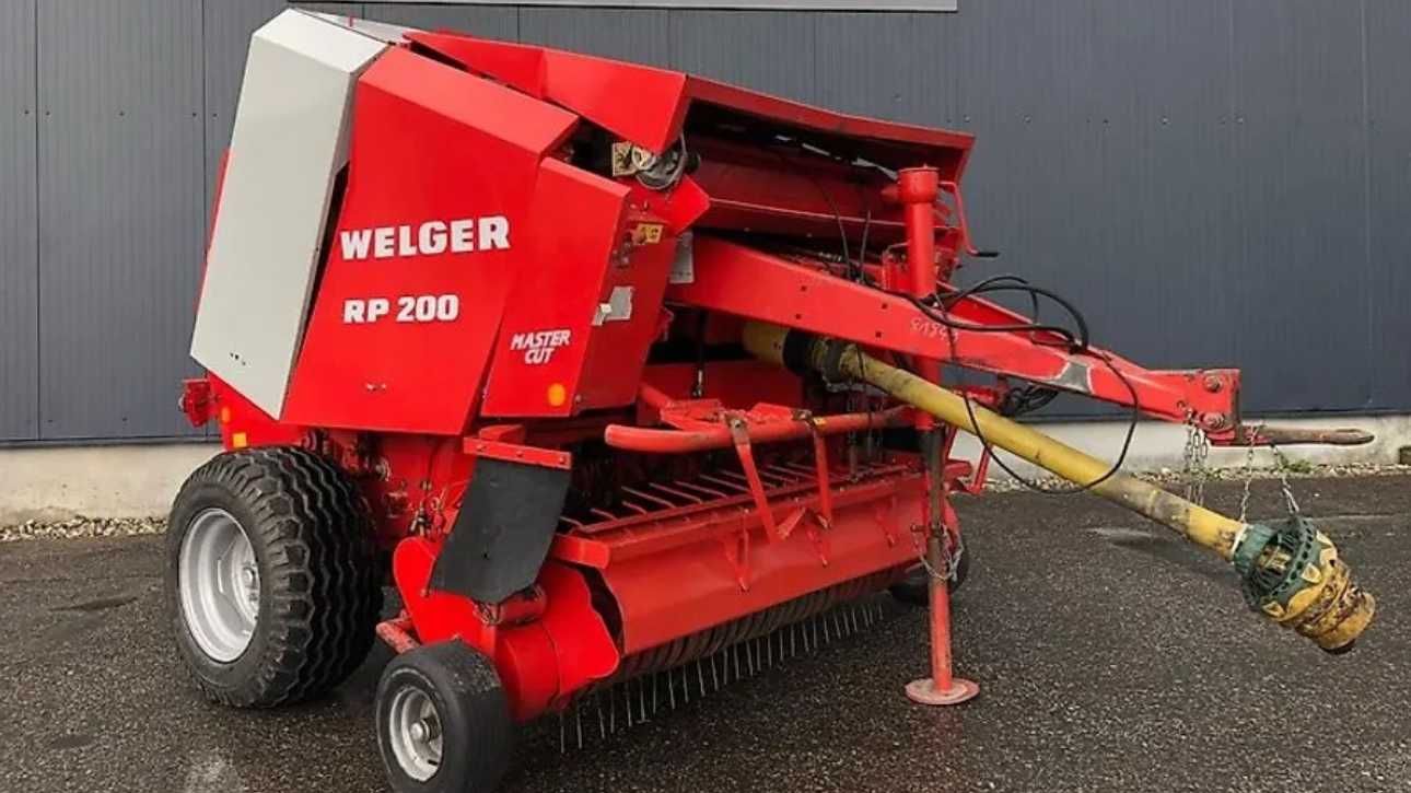 Presa Welger RP 200 MasterCut Legare Ata-Plasa Tocator Germania