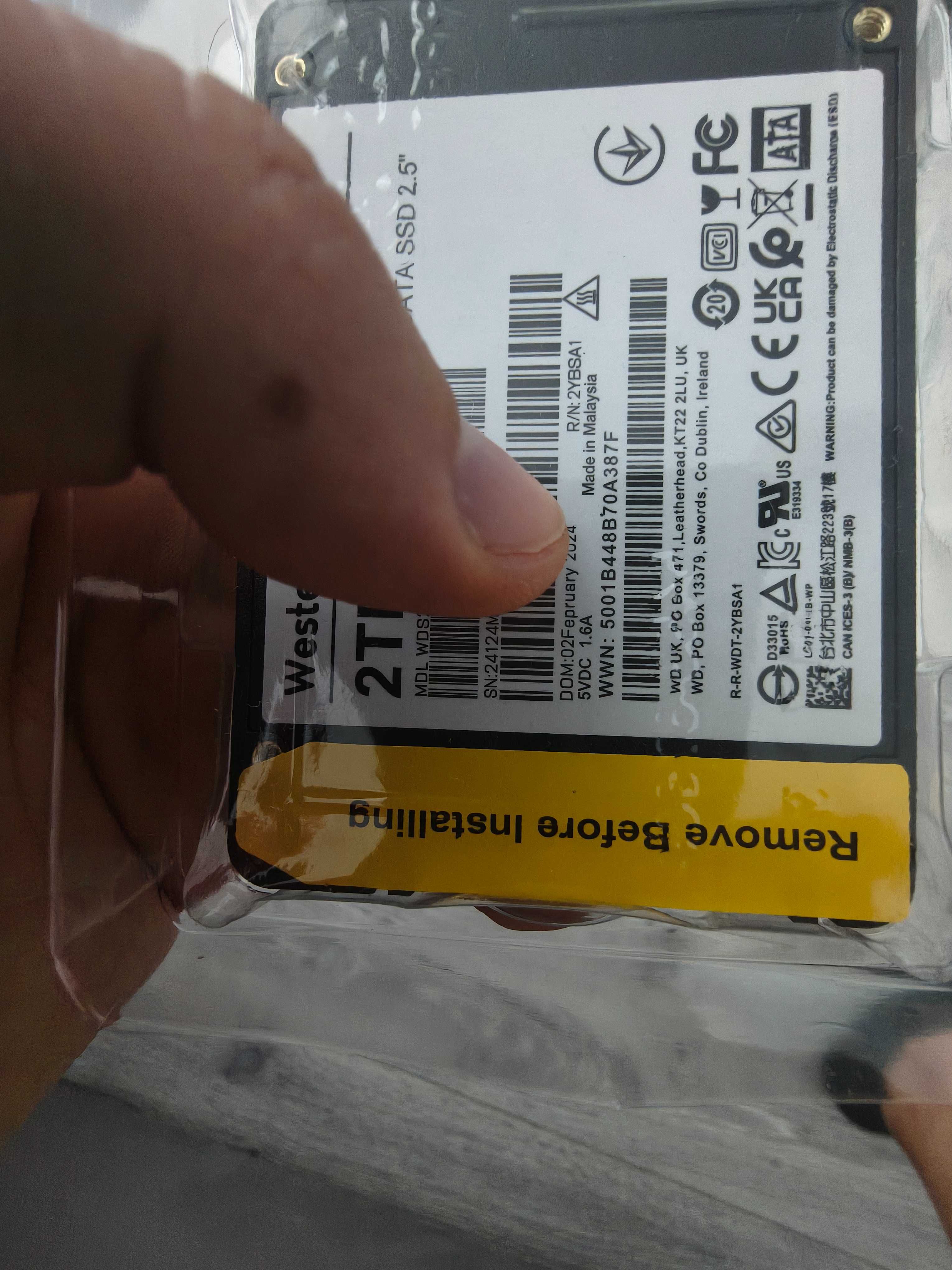Western Digital Blue SA510 2TB SATA SSD