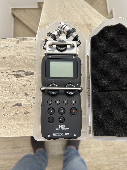 Vand zoom h5 recorder cu capsula - 2 microfoane