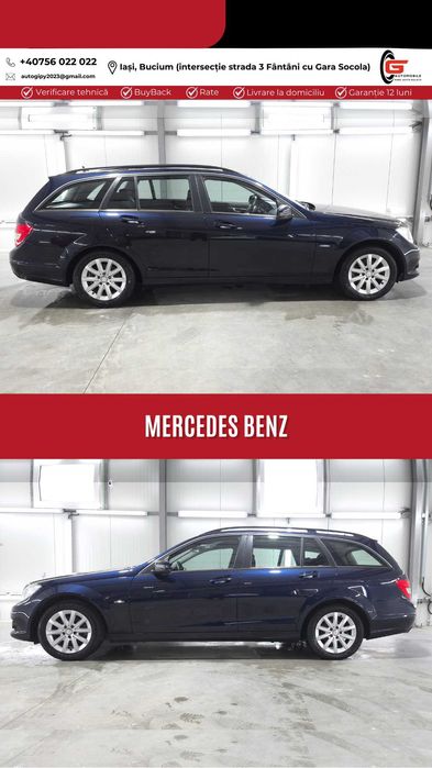 MERCEDES-BENZ C200 CDI Fab2012 Navi Climatronic Jante Înmatriculat RO