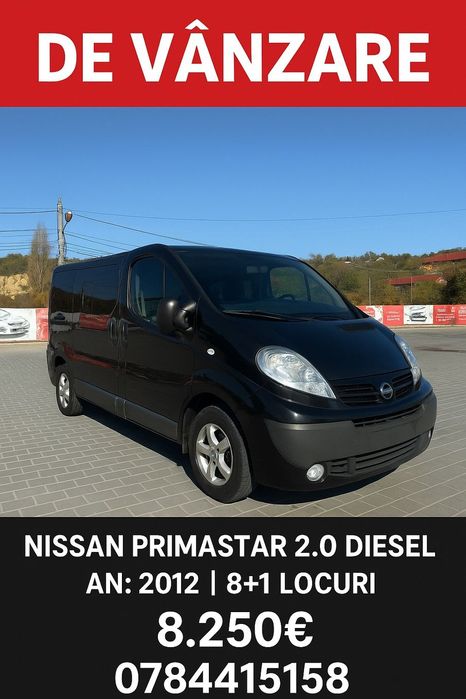 Nissan Primastar Nissan primastar 2.0 8+1 passager Opel vivaro renault trafic