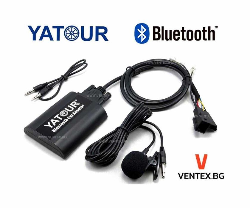 Yatour BTK Bluetooth/AUX интерфейс за BMW E38, E39, X5 E53, E46