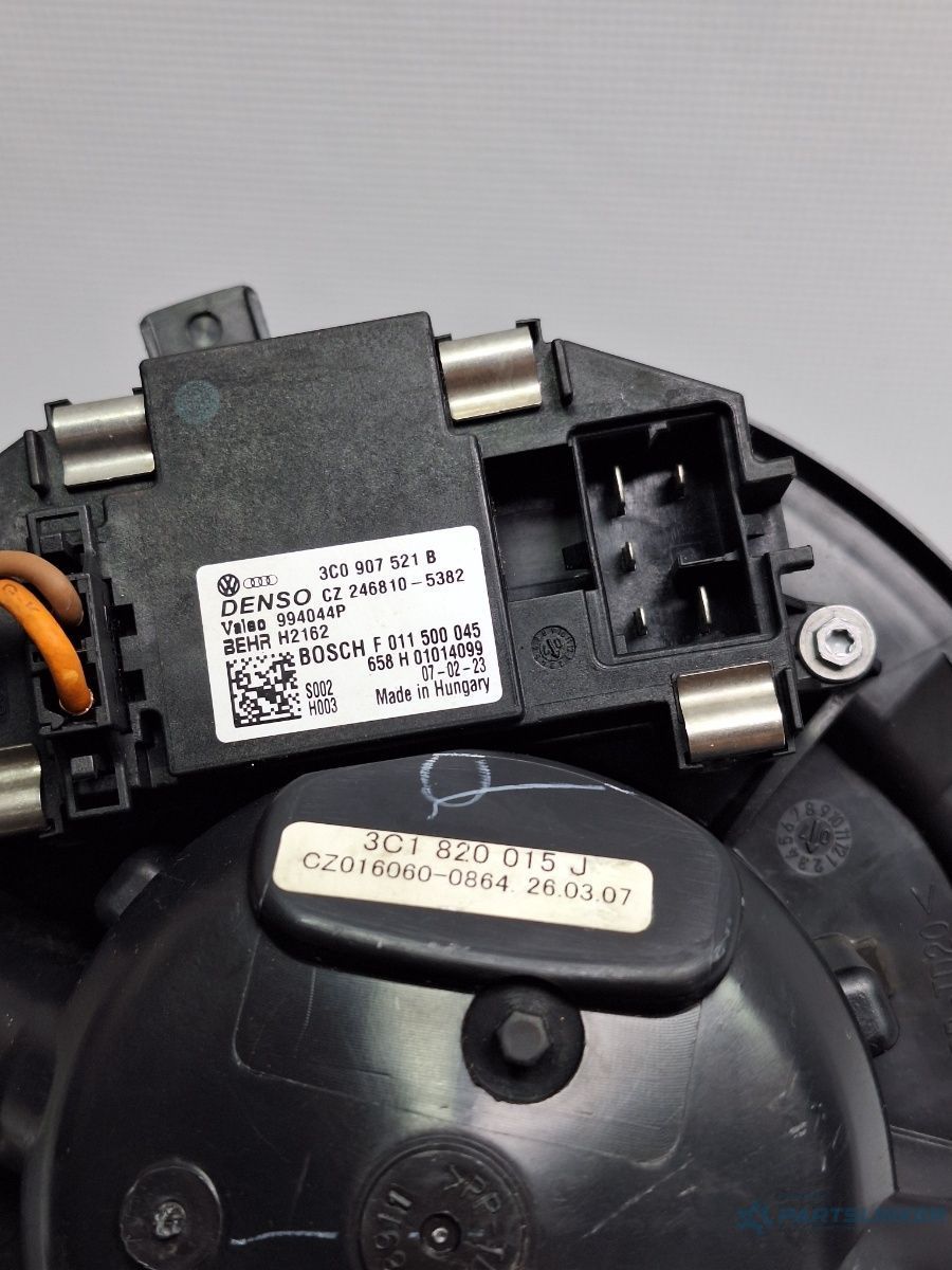 Ventilator aeroterma VOLKSWAGEN PASSAT Variant (3C5) [ 2005 - 2011 ] TDI (BMP) 103KW|140HP OEM 3C1820015J , 3C0907521B