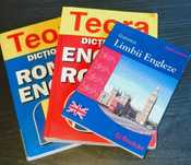 Set dicționare Român–Englez + Englez–Român Teora + Gramatică engleză