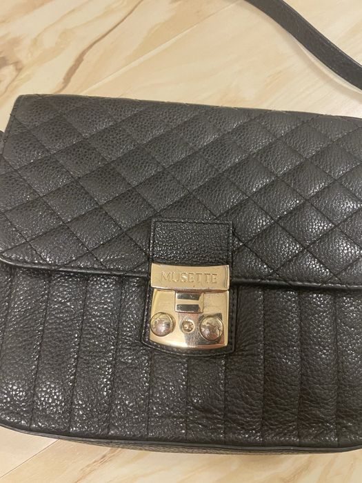 Geanta Musette piele naturala