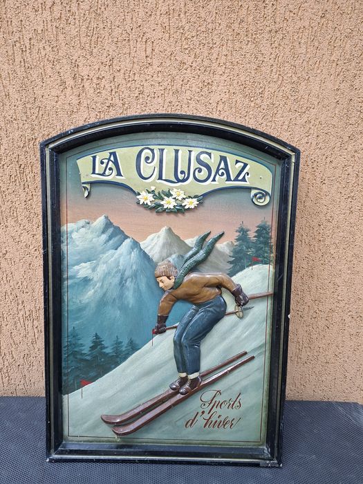 Reclama, reclame vechi  lemn