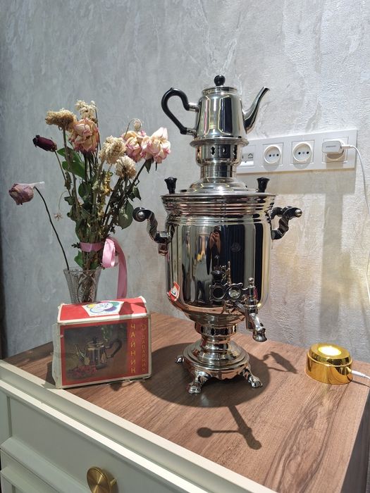 Samavar 5 litir Tula + coynak yigg