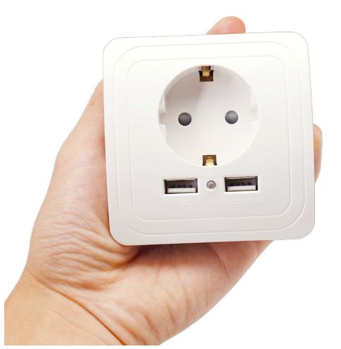 Контакт с 2 USB Ports 2A