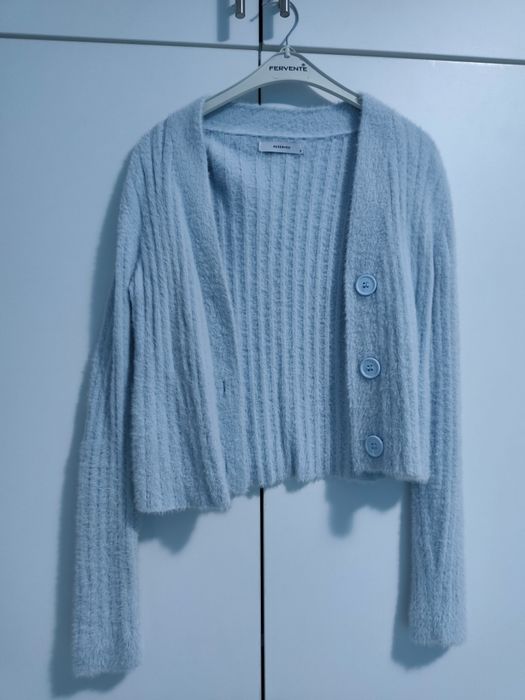 Бяла / синя / бежова жилетка , бяло елече