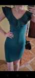 Rochie mulata, volane, decolteu V