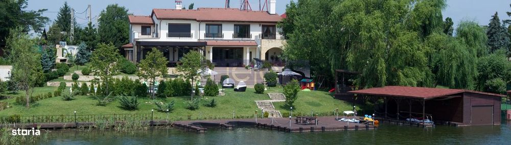 Snagov | Vila De Lux Cu 90M Deschidere La Lac | Pozitie Exceptionala