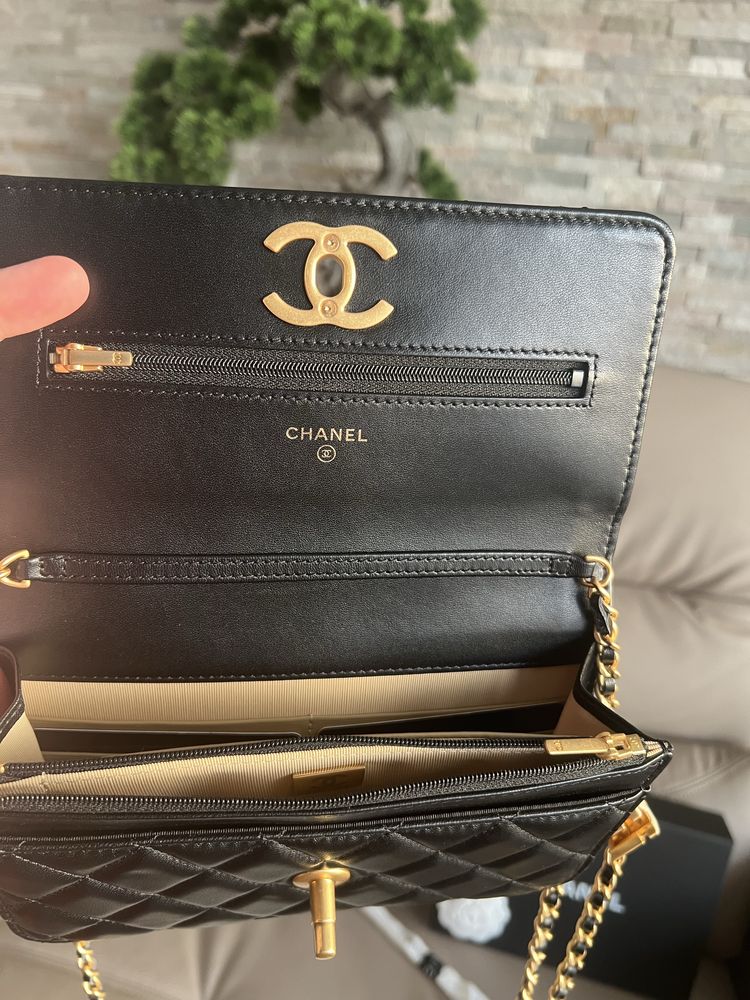 Geanta chanel wallet cu lant Originala