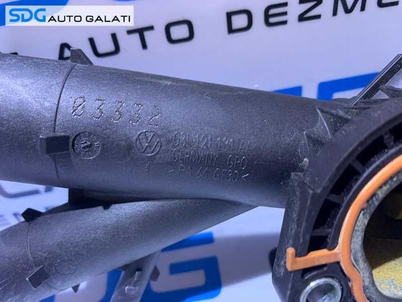 Distribuitor Corp Carcasa Termostat Apa Seat Leon 1P 2.0 TDI CFJA CFHC CLCB 2006 - 2013 Cod 03L121131AA 03L121132AA [D0340]
