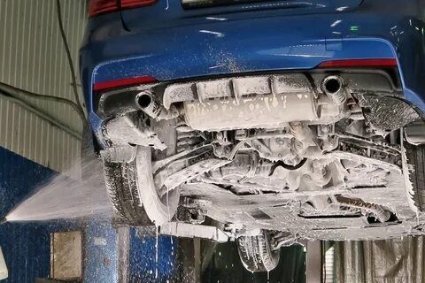 Мойка двигателя и днища автомашины