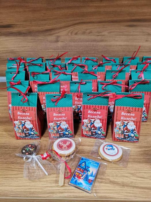 Коледни Шоколадови  с късметчета