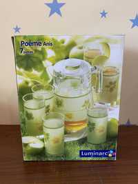Продам новый набор Luminarc, 6 стаканов и 1 кувшин