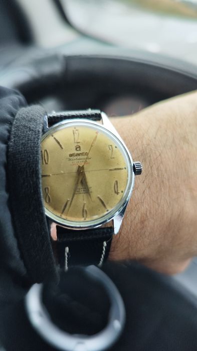 Atlantic worldmaster super de luxe, mecanism Eta 1113.