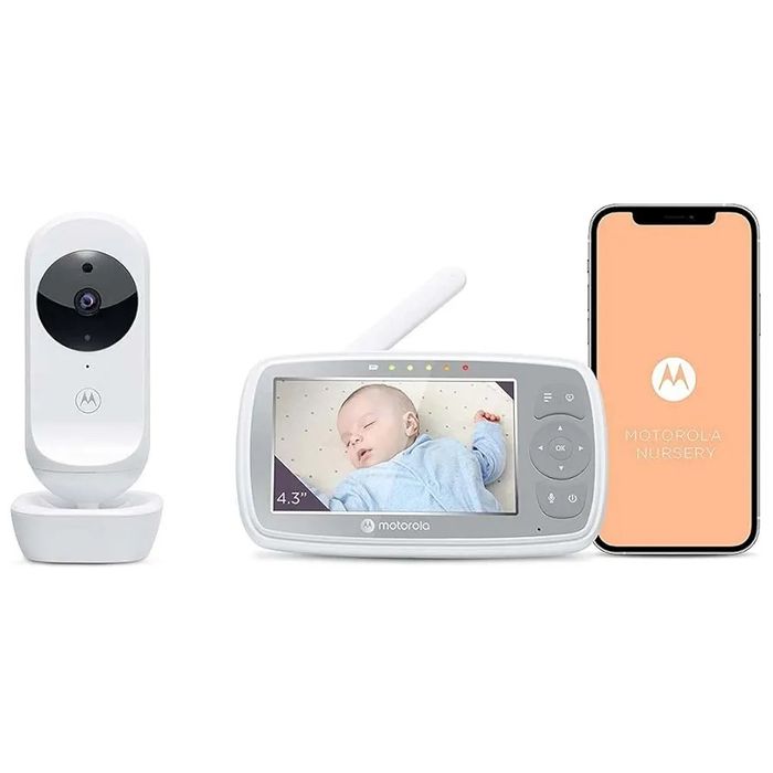 Видео бебефон Motorola Nursery VM44 Connect, Wi-Fi, 4.3" дисплей