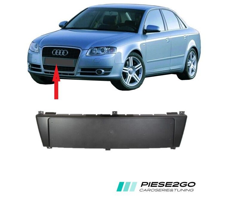 Suport numar bara fata grila radiator Audi A4 B7 2005|2006|2007|2008