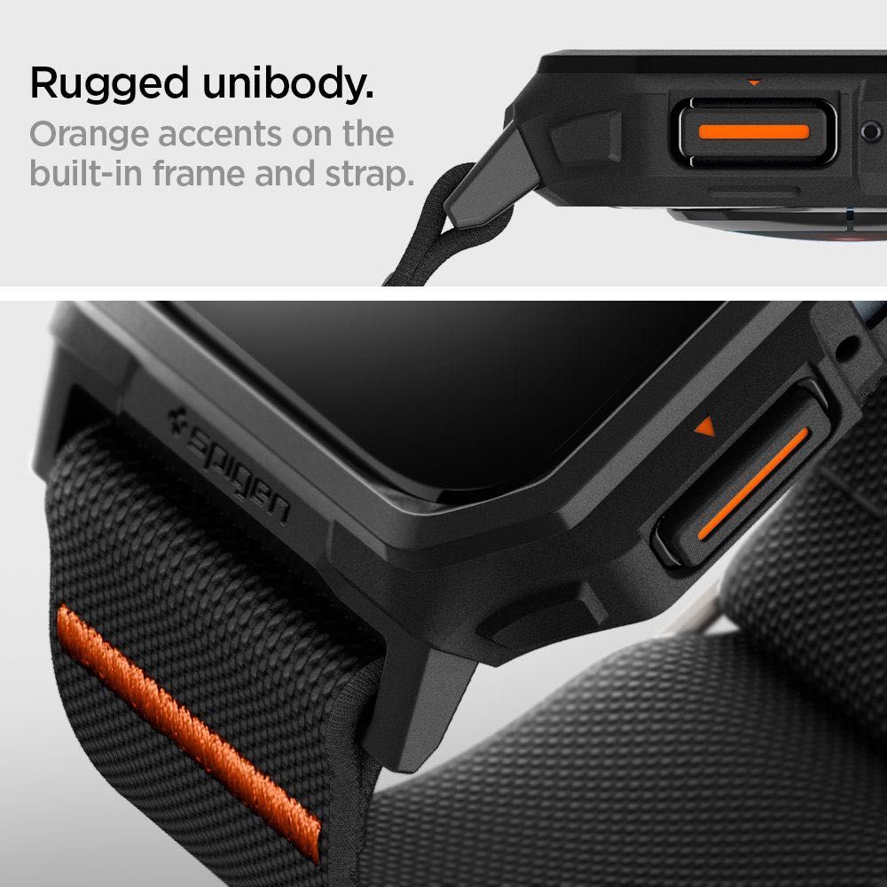 Калъф + каишка Spigen Lite Fit Pro, matte black Apple Watch 45mm/44mm