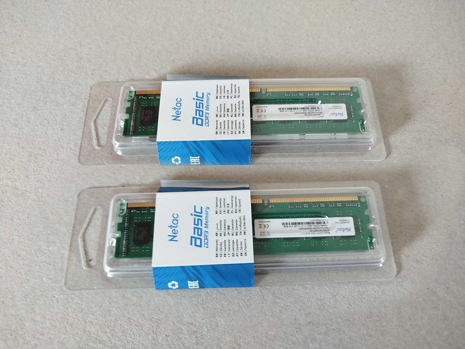 Новые планки ОЗУ DDR3 1600 Mhz 8 GB каждая в наличии 2 шт. одинаковые