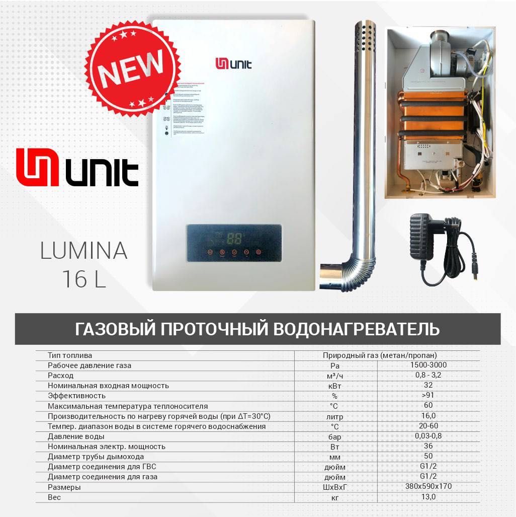 Газовая колонка Unit