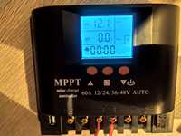 Controller tensiune panou solar MPPT 60A, 12/48V, afisaj LCD