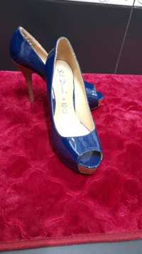Pantofi dama bleumarin marimea 38