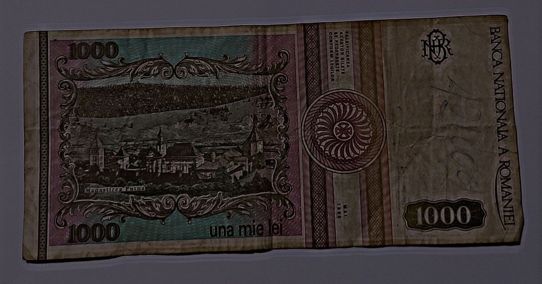 Bancnota UNA MIE LEI 1993