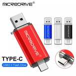 Флашка за телефон и компютър, 32/64GB, USB type C, тип С, флаш памет