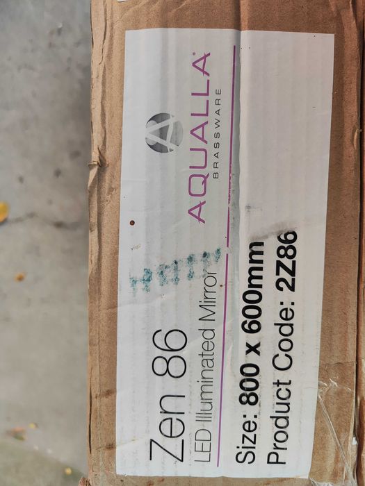 Ново лед огледало aqualla zen 86 баня подгяване