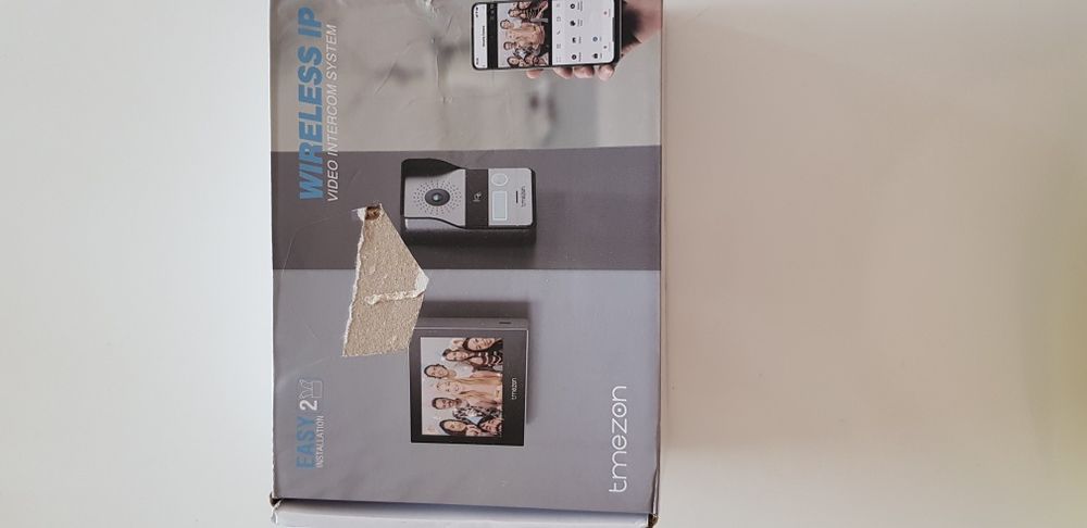 Продавам видео домофон TMEZON MZ‑IP‑V726TW с външна камера MZ‑VDP‑NE20
