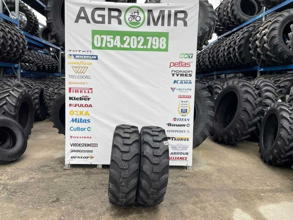 12.5/80-18 Anvelope noi cu 14PR cu garantie Cauciucuri Buldo Jcb