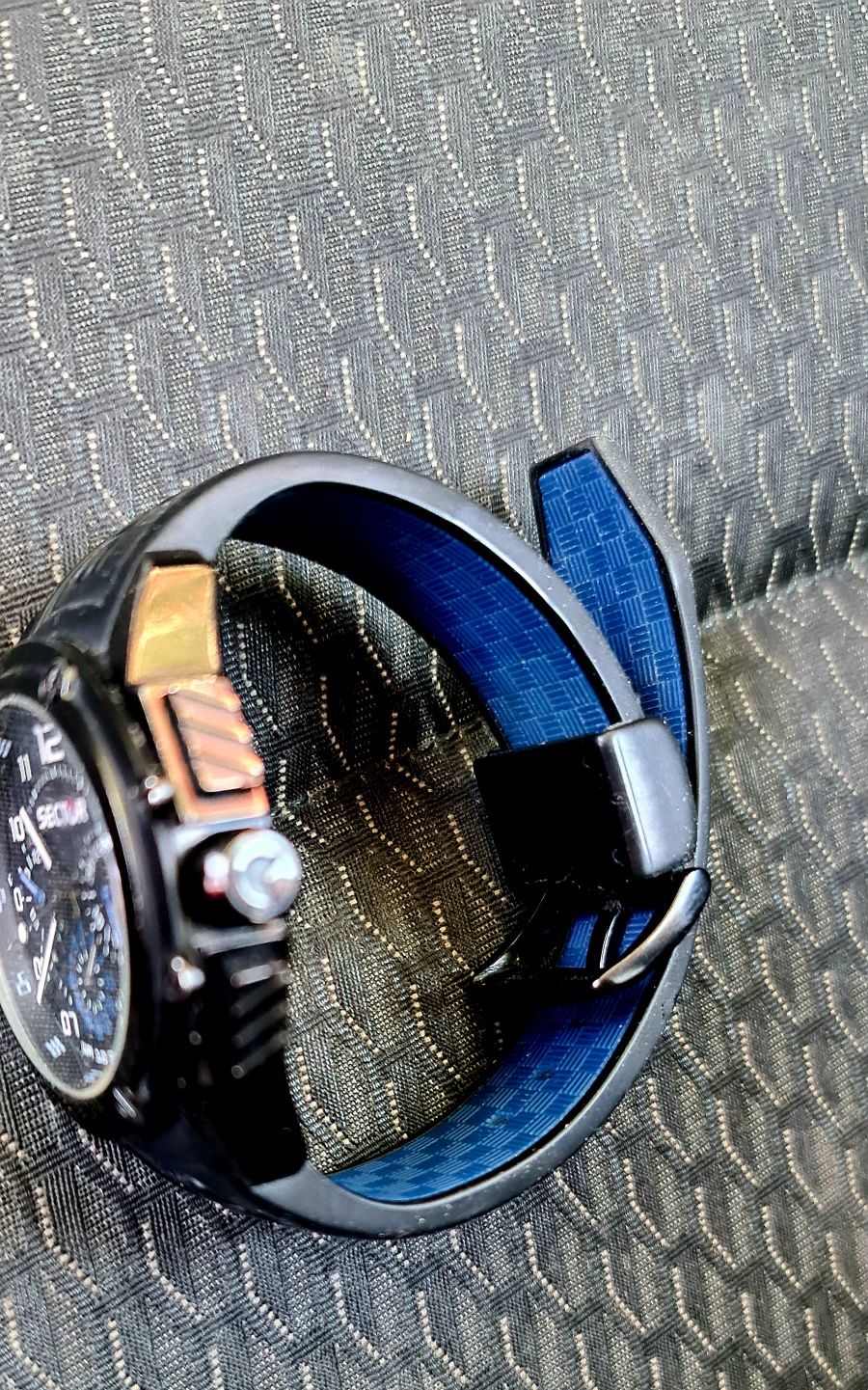 Ceas negru-albastru SECTOR 950